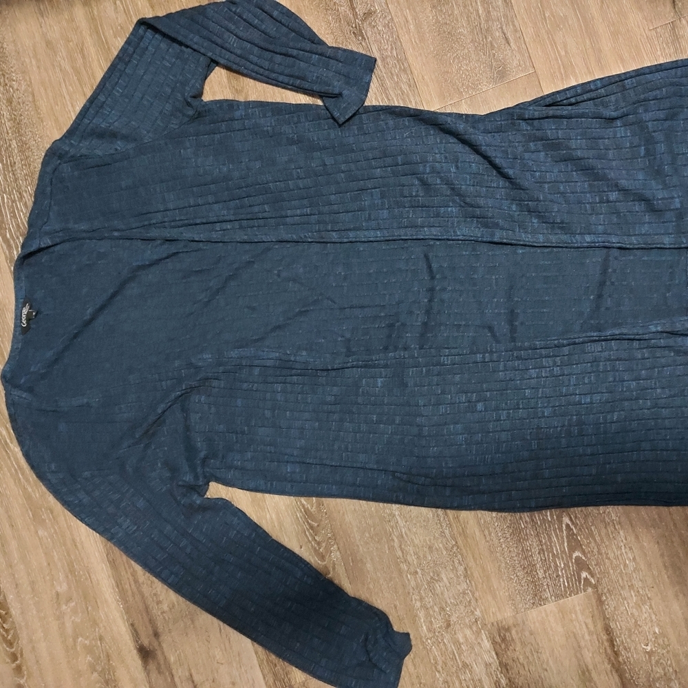 Blue cardigan
